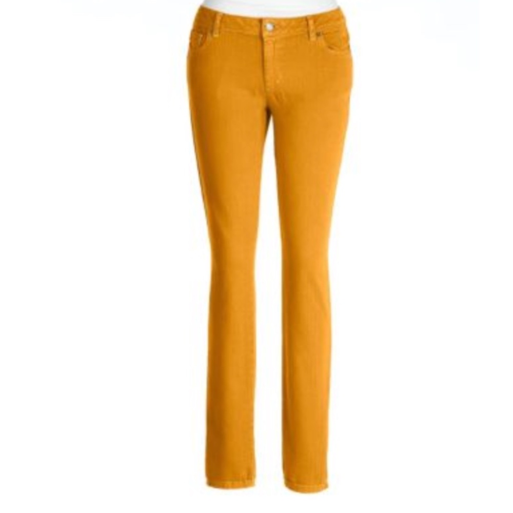 MICHAEL KORS  Five-Pocket Skinny Jeans Orange Citrine   6